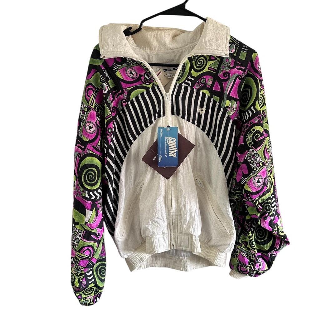 vintage 90s windbreaker captiva windbreaker lee new w tags